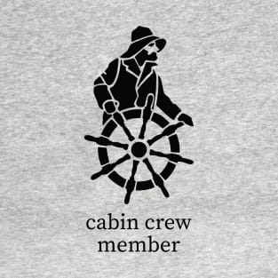 cabin crew member (large design) T-Shirt